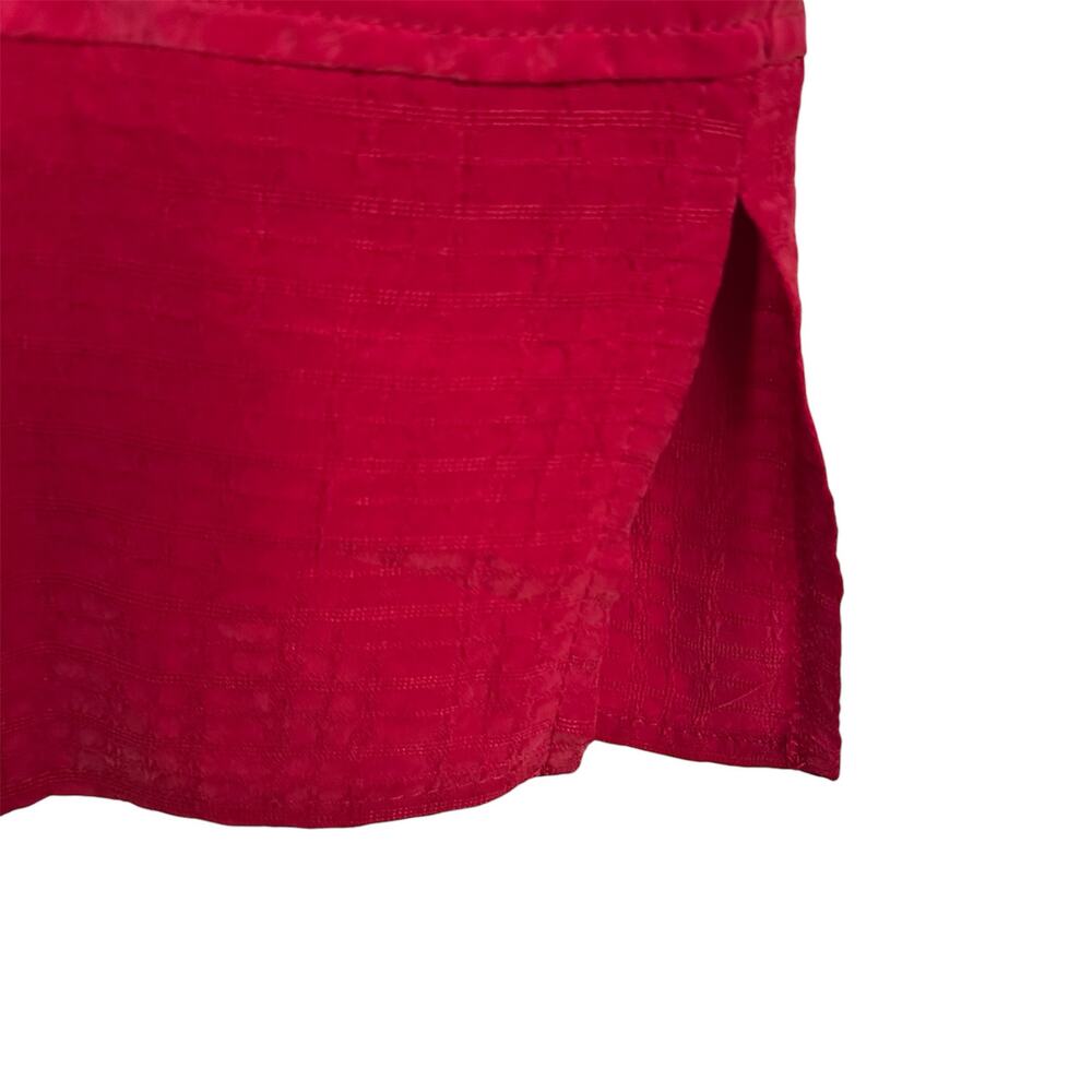 Vintage Rabbit Rabbit Rabbit Cold Rayon One Button Shirt Jacket Top Sz 16 - Picture 3 of 5